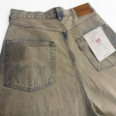 refomed [ FRESH MAN DENIM WIDE PANTS by EDWIN "USED" ] INDIGO