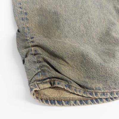 refomed [ FRESH MAN DENIM WIDE PANTS by EDWIN "USED" ] INDIGO