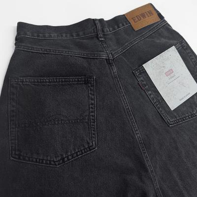 refomed [ FRESH MAN DENIM WIDE PANTS by EDWIN "USED" ] BLACK