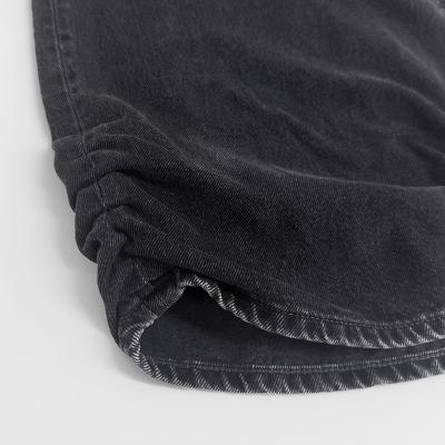 refomed [ FRESH MAN DENIM WIDE PANTS by EDWIN "USED" ] BLACK