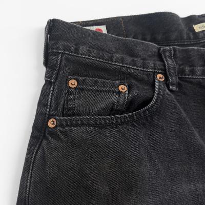 refomed [ FRESH MAN DENIM WIDE PANTS by EDWIN "USED" ] BLACK