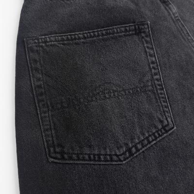 refomed [ FRESH MAN DENIM WIDE PANTS by EDWIN "USED" ] BLACK