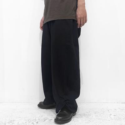 refomed [ FRESH MAN DENIM WIDE PANTS by EDWIN "OW" ] BLACK