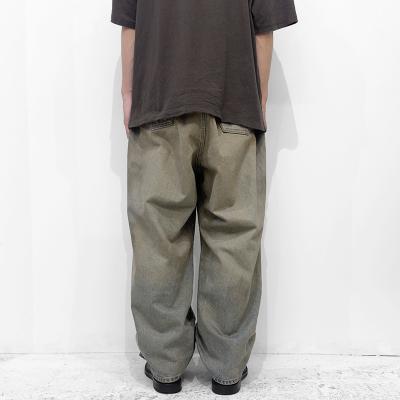 refomed [ FRESH MAN DENIM WIDE PANTS by EDWIN "USED" ] INDIGO