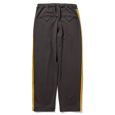 Sasquatchfabrix. [ LACE TAPE STRAIGHT TRACK PANTS ] CHARCOAL