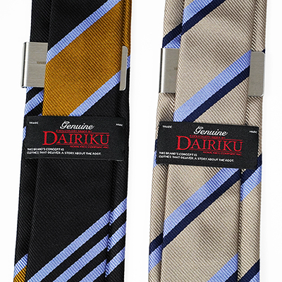 DAIRIKU [ Silk Regimental Tie ]