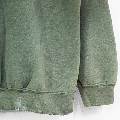 Sasquatchfabrix. [ VINTAGE SWEATSHIRT “OLIVE BRANCH” ] OLIVE