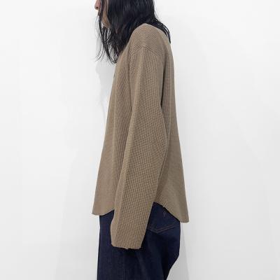 UNUSED [ US2523 (Long-sleeve waffle T-shirt) ] BEIGE