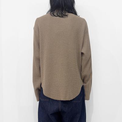 UNUSED [ US2523 (Long-sleeve waffle T-shirt) ] BEIGE