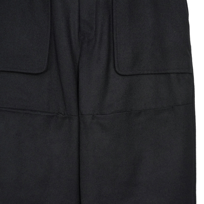 MATSUFUJI [ Wool Front Pocket Trousers ] BLACK