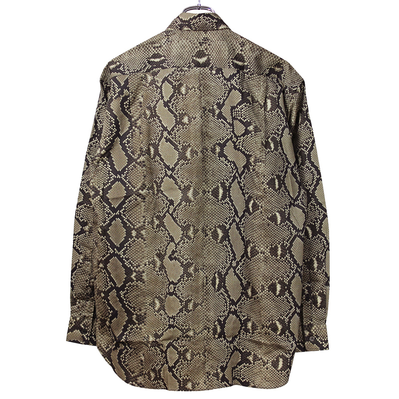 John Lawrence Sullivan パイソン柄レギュラーカラーシャツ Beige ロイド エフダブリュー Lloyd Fw John Lawrence Sullivan パイソン柄レギュラーカラーシャツ Beige ロイド エフダブリュー Lloyd Fw