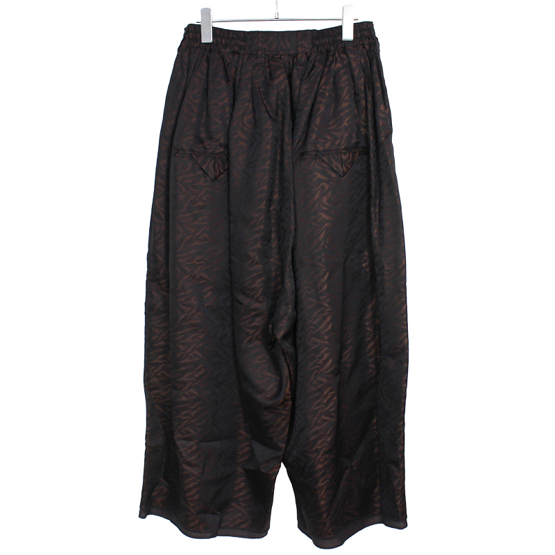 Sasquatchfabrix. [ LAYERED WIDE PANTS ] DARK BROWN | ロイド・エフ 