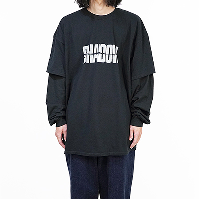 ESSAY [ LAYERED OVERSIZE LONG T-SHIRT (TS-3) ] SHADOW