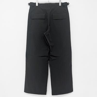 MATSUFUJI [ Water Repellent Wide Trousers ] BLACK
