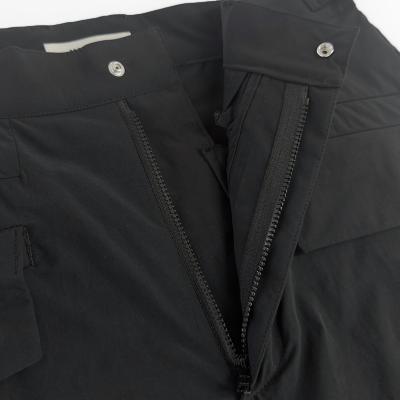 MATSUFUJI [ Water Repellent Wide Trousers ] BLACK
