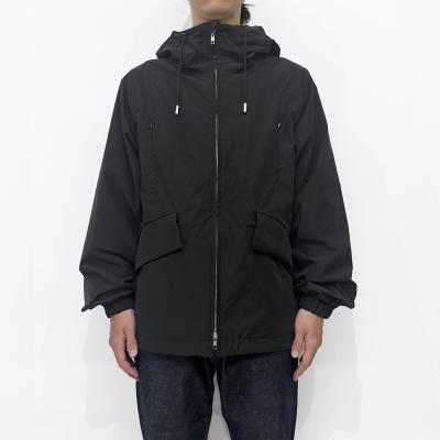 MATSUFUJI [ Water Repellent Hooded Jacket ] BLACK