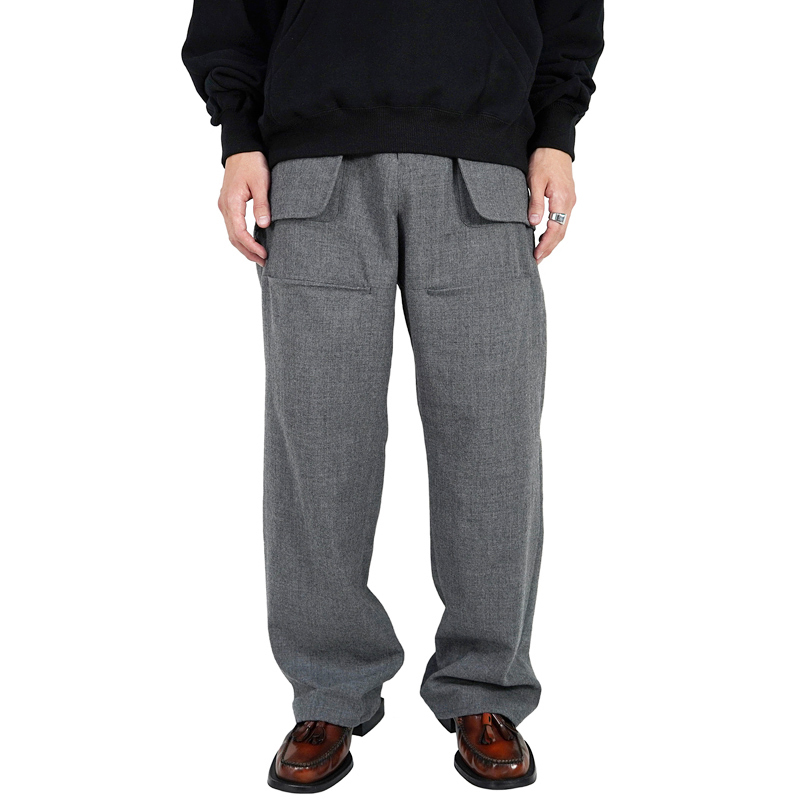 MATSUFUJI [ Wool Front Pocket Trousers ] GRAY | ロイド・エフ