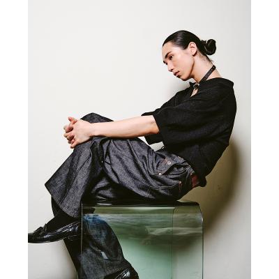SUGARHILL [ RIGID SAILOR DENIM PANTS ] RIGID INDIGO