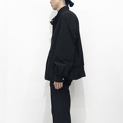 MATSUFUJI [ Water-repellent Utility Jacket ] BLACK