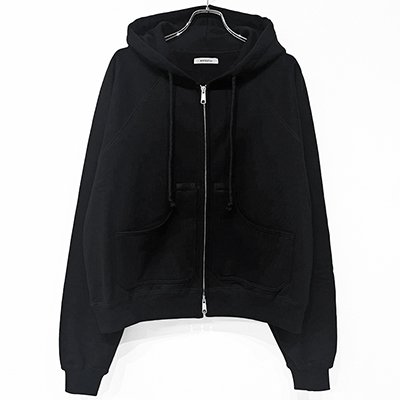 MATSUFUJI [ Zip up Sweat Hoodie ] BLACK