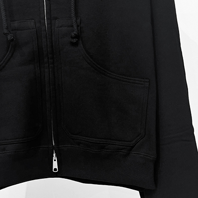 MATSUFUJI [ Zip up Sweat Hoodie ] BLACK