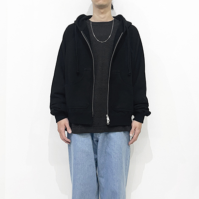 MATSUFUJI [ Zip up Sweat Hoodie ] BLACK