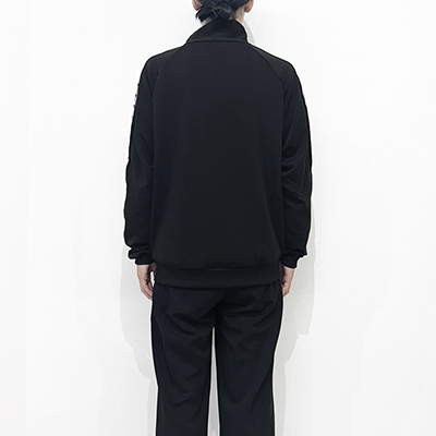 Sasquatchfabrix. [ LACE TAPE TRACK JACKET ] BLACK