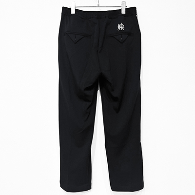Sasquatchfabrix. [ LACE TAPE TRACK PANTS ] BLACK