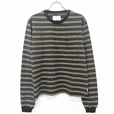 SUGARHILL [ STRIPE LONG SLEEVE TEE ] MINT STRIPE