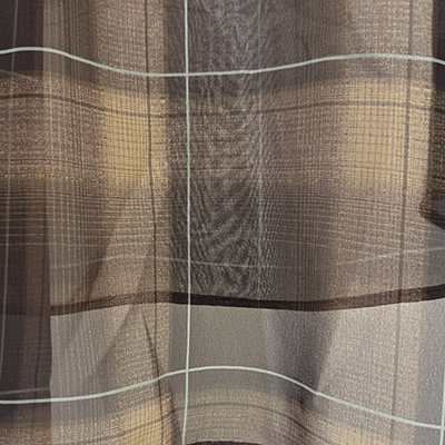 SUGARHILL [ SHEER OMBRE BLOUSE ] BROWN×CAMEL