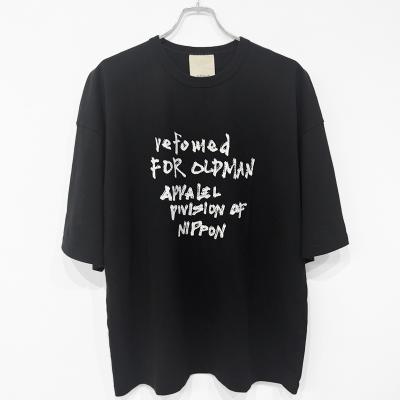 refomed [ OLDMAN TEE "HAND" ] BLACK