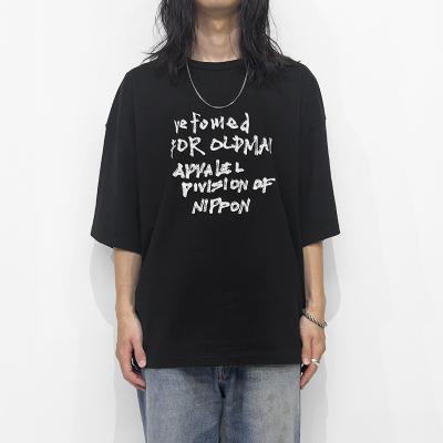 refomed [ OLDMAN TEE "HAND" ] BLACK