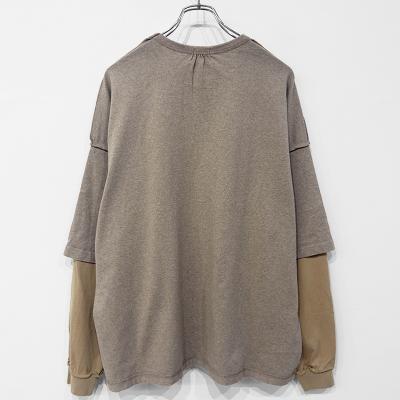 refomed [ REVERSIBLE L/S TEE ] BEIGE