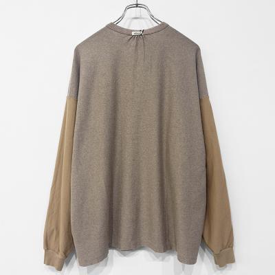 refomed [ REVERSIBLE L/S TEE ] BEIGE