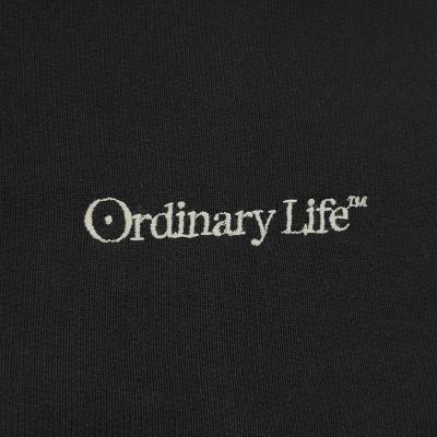 SHINYAKOZUKA [ ORDINARY OLD STYLE ZIP HOODIE ] BLACK