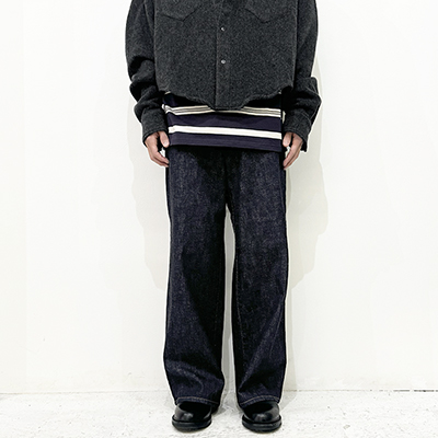 UNUSED [ UW1137 (13.5oz denim five pockets pants) ] INDIGO