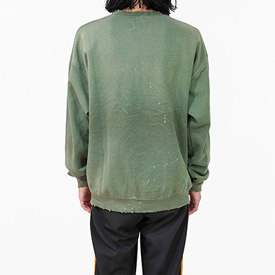 Sasquatchfabrix. [ VINTAGE SWEATSHIRT “OLIVE BRANCH” ] OLIVE