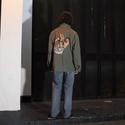 DAIRIKU [ "Pinup Girl" Washed M65 Jacket ]