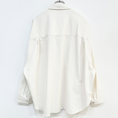 refomed [ WRIST PATCH WIDE SHIRT "CHAMBRAY" ] OFF