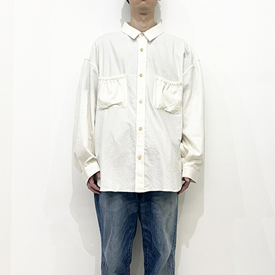 refomed [ WRIST PATCH WIDE SHIRT "CHAMBRAY" ] OFF