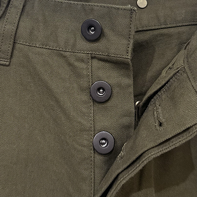 refomed [ FORMAN SUSPENDER PANTS ] OLIVE