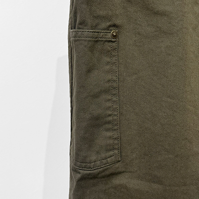 refomed [ FORMAN SUSPENDER PANTS ] OLIVE