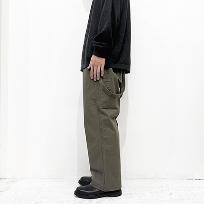 refomed [ FORMAN SUSPENDER PANTS ] OLIVE