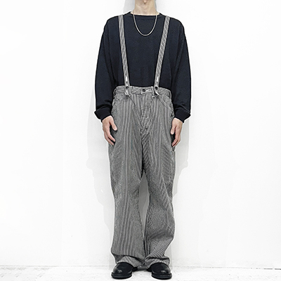 refomed [ FORMAN SUSPENDER PANTS ] STRIPE