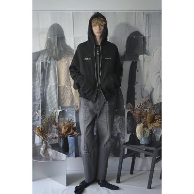 SHINYAKOZUKA [ ORDINARY OLD STYLE ZIP HOODIE ] BLACK