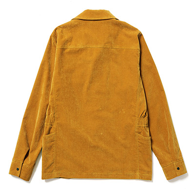 Sasquatchfabrix. [ VELVET BUSH SHIRT JACKET ] MUSTARD