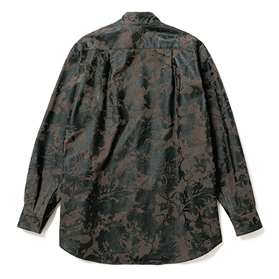 Sasquatchfabrix. [ “URUSHI” WA-NECK SHIRT ] BLACK