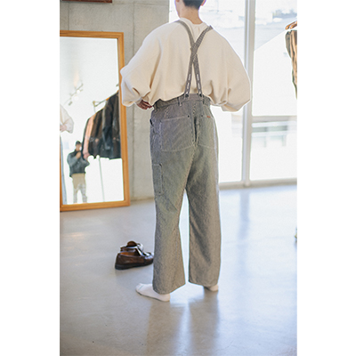 refomed [ FORMAN SUSPENDER PANTS ] STRIPE