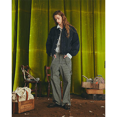 refomed [ FORMAN SUSPENDER PANTS ] STRIPE