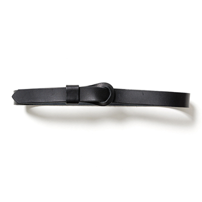 Sasquatchfabrix. [ LEATHER BELT ] BLACK